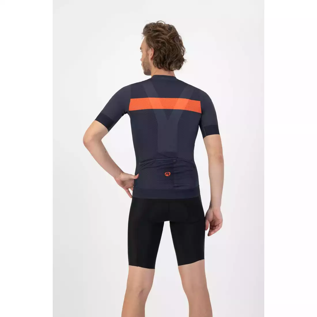 ROGELLI PRIME men's cycling jersey blue orange
