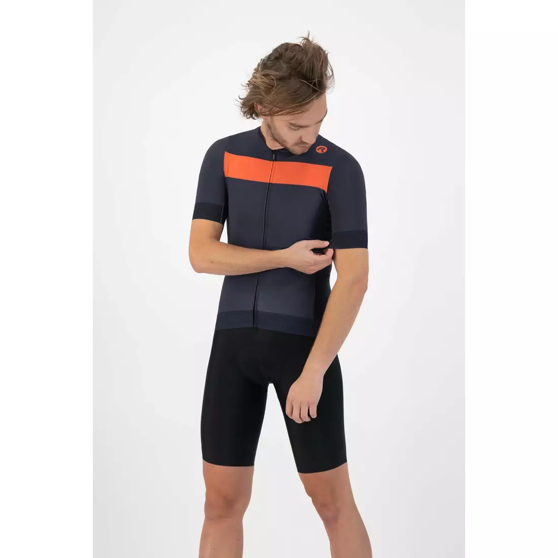 ROGELLI PRIME men's cycling jersey blue orange