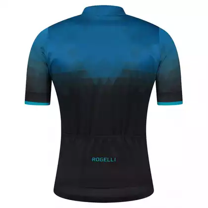 ROGELLI SPHERE Men's cycling jersey, black and blue