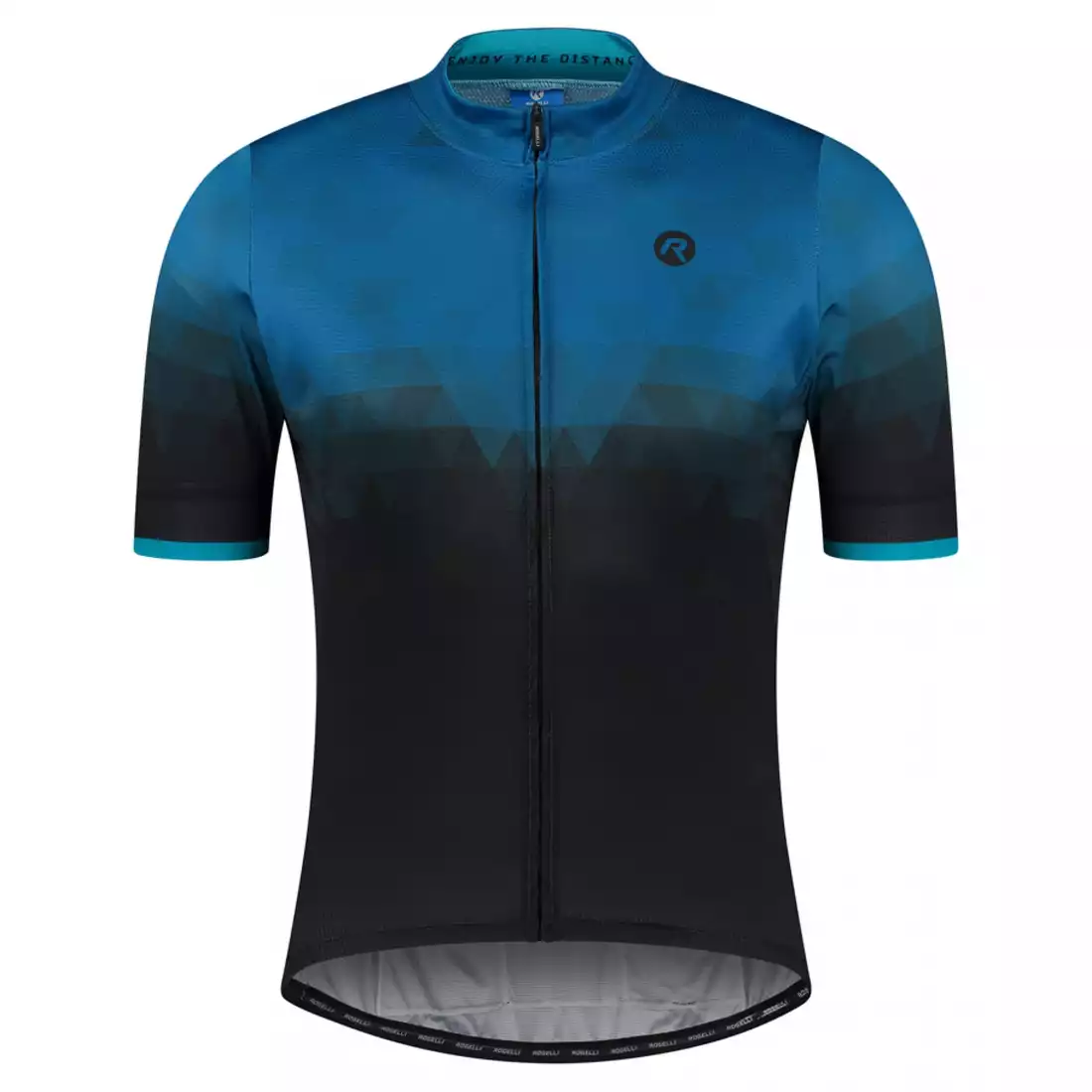 ROGELLI SPHERE Men's cycling jersey, black and blue