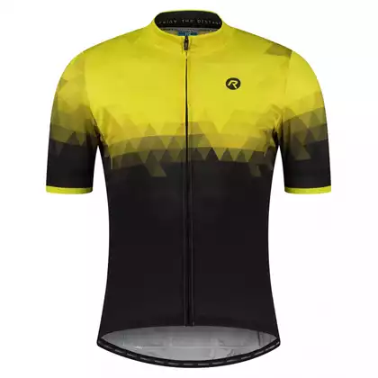 ROGELLI SPHERE Men's cycling jersey, black and yellow