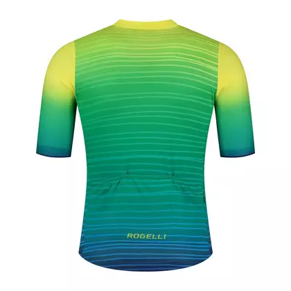 ROGELLI SURF men's bicycle t-shirt, green-yellow