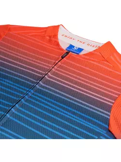 ROGELLI SURF men's bicycle t-shirt, blue-orange