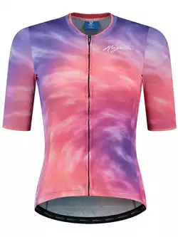 ROGELLI TIE DYE Women's cycling jersey, purple