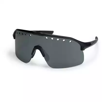 ROGELLI VENTRO Polarized sports glasses with interchangeable lenses, black