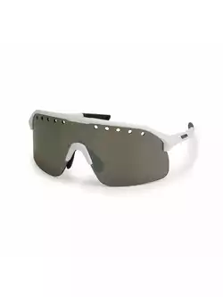 ROGELLI VENTRO Polarized sports glasses with interchangeable lenses, white