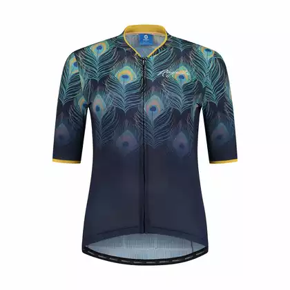 ROGELLI Women's cycling jersey ANIMAL blue yellow