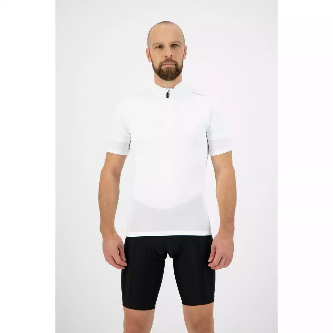 Rogelli CORE men's cycling jersey, white