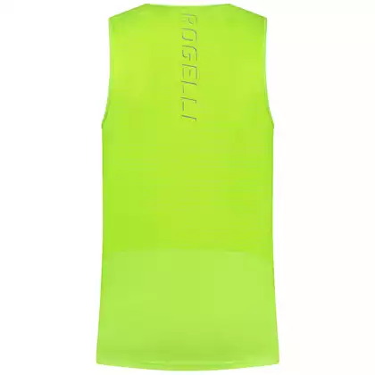 Rogelli CORE men's running vest, fluorine-yellow