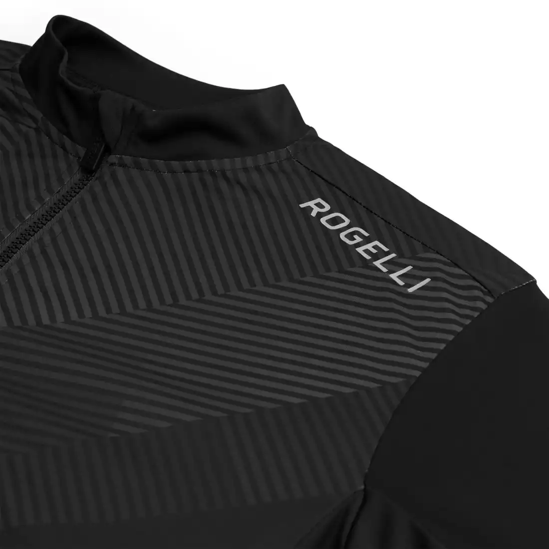 Rogelli DUSK men's cycling jersey, black and gray