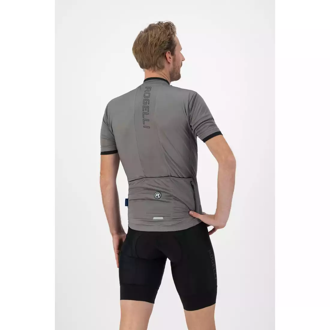Rogelli ESSENTIAL men's cycling jersey, graphite