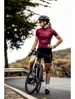 Rogelli MODESTA women's cycling jersey, maroon