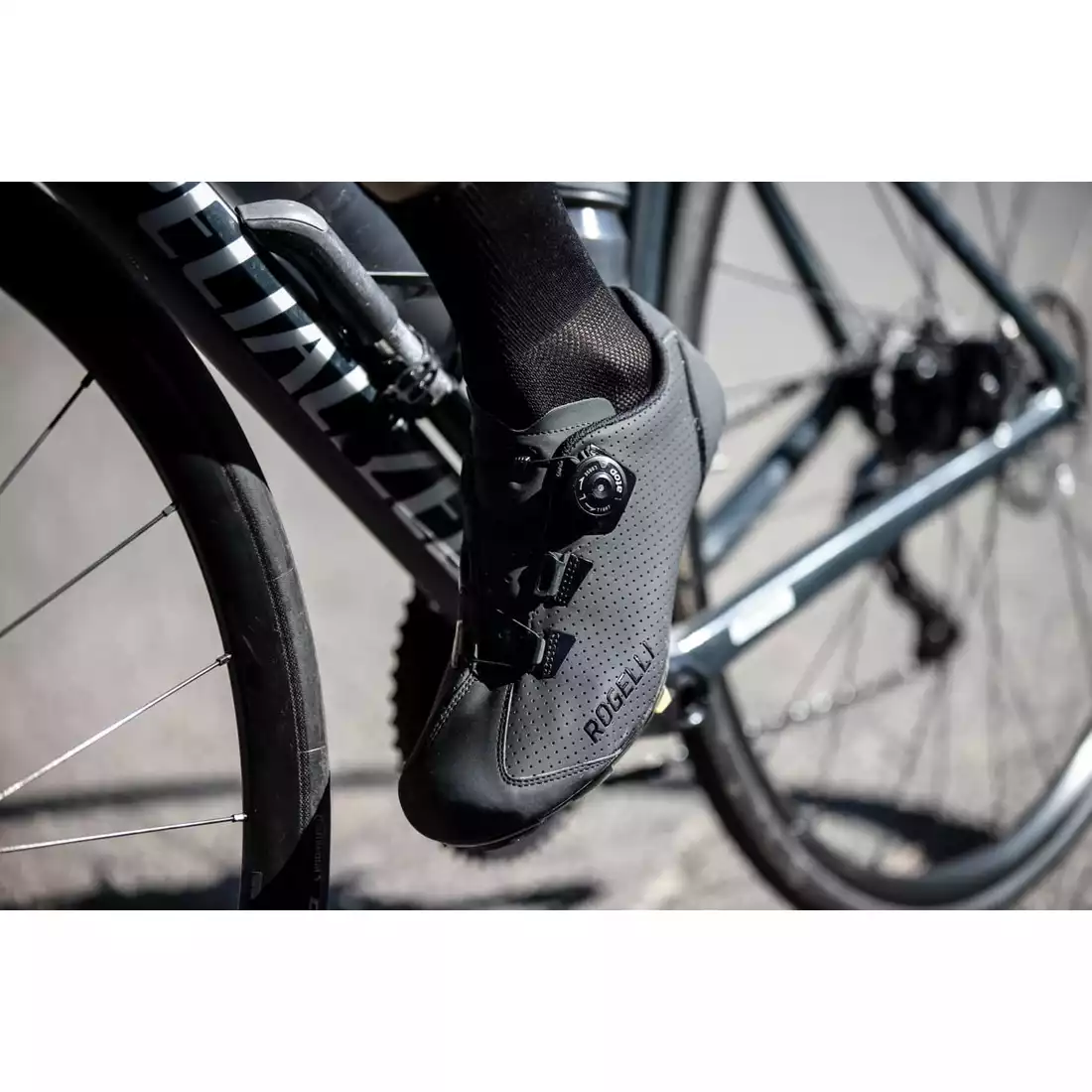 Rogelli R400 RACE men's cycling shoes - road, black