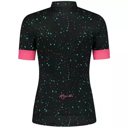 Rogelli TERRAZZO women's cycling jersey, navy blue and pink