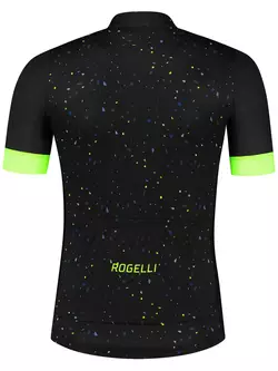 Rogelli TERRAZZO men's cycling jersey, black and yellow