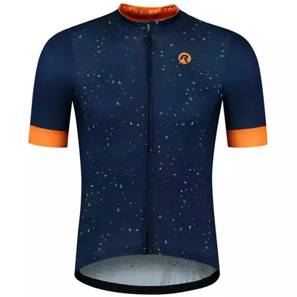 Rogelli TERRAZZO men's cycling jersey, blue-orange