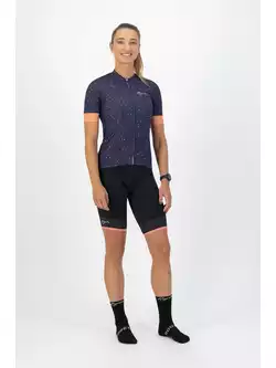 Rogelli TERRAZZO women's cycling jersey, purple-coral