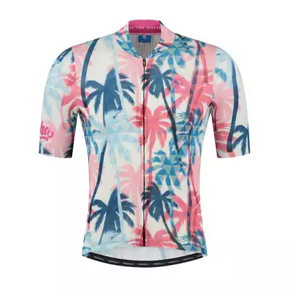 Rogelli  men's bicycle t-shirt  HAWAII niebiesko-różowa ROG351458
