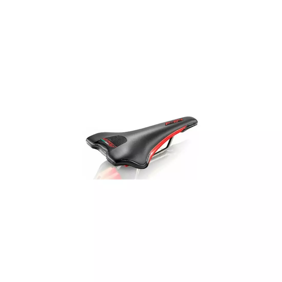 SELLE MONTE GRAPPA BMG F24 bicycle seat, black and red