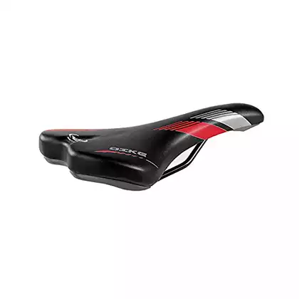 SELLE MONTE GRAPPA DIKE bicycle seat, black and red