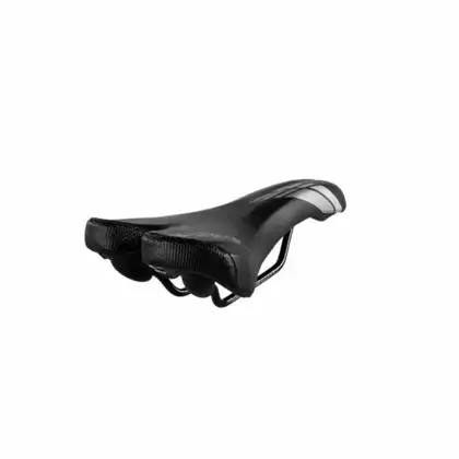 SELLE MONTE GRAPPA HYBRIS bicycle seat, black and silver