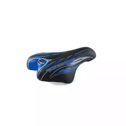 SELLE MONTE GRAPPA OK-GO children's bicycle seat, black and blue