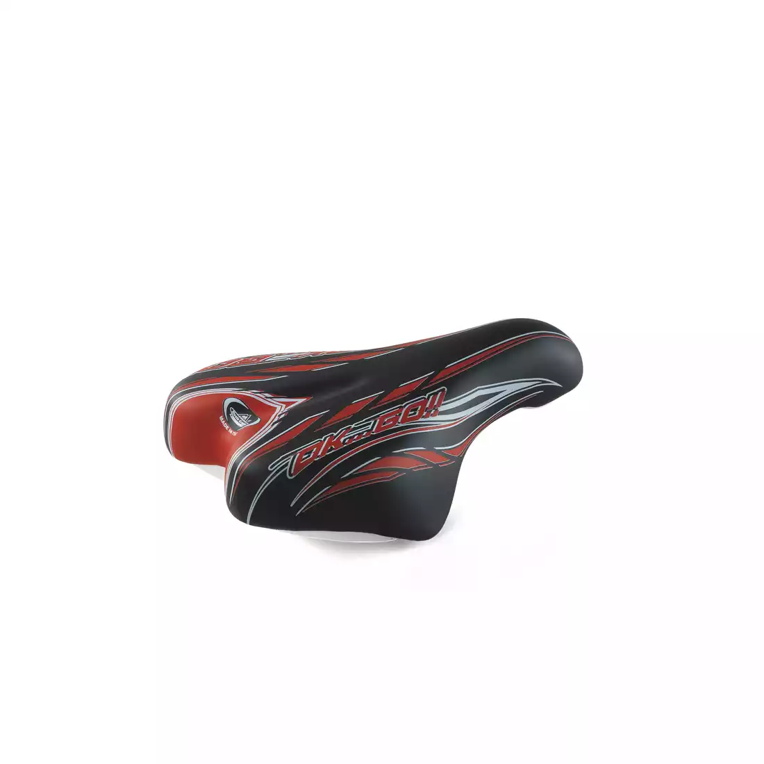 SELLE MONTE GRAPPA OK-GO children's bicycle seat, black and red
