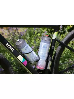 ZEFAL ARCTICA 55 Thermal bicycle bottle, silver-orange, 550ml