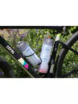 ZEFAL ARCTICA 55 Thermal bicycle bottle, silver-turquoise, 550ml 