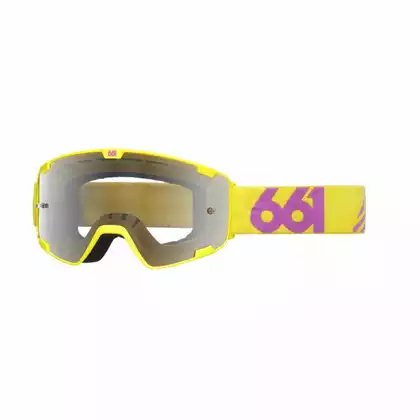 661 RADIA dazzle bicycle goggles, yellow-purple
