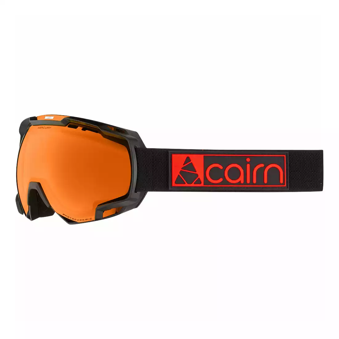 CAIRN MERCURY EVO NXT PRO Ski / snowboard goggles, black and orange