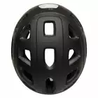 CAIRN QUARTZ LED USB City bike helmet, black and orange