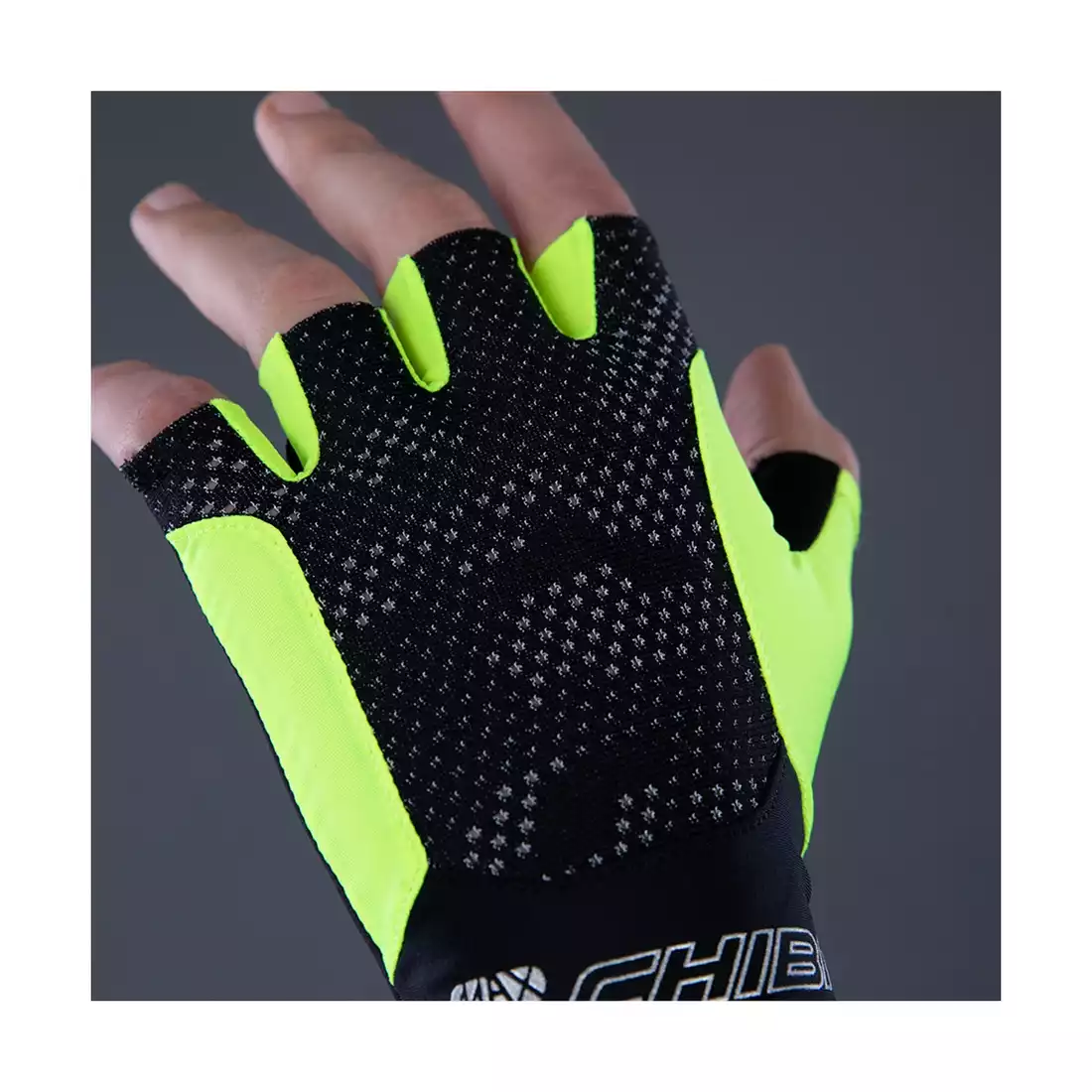 CHIBA PURE RACE cycling gloves, yellow
