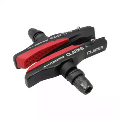 CLARKS CPS959 Brake pads for brakes MTB V-brake, red-black