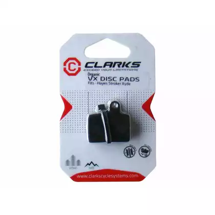 CLARKS brake pads for disc brakes HAYES (Hayes Stroker Ryde - Dyno), organic