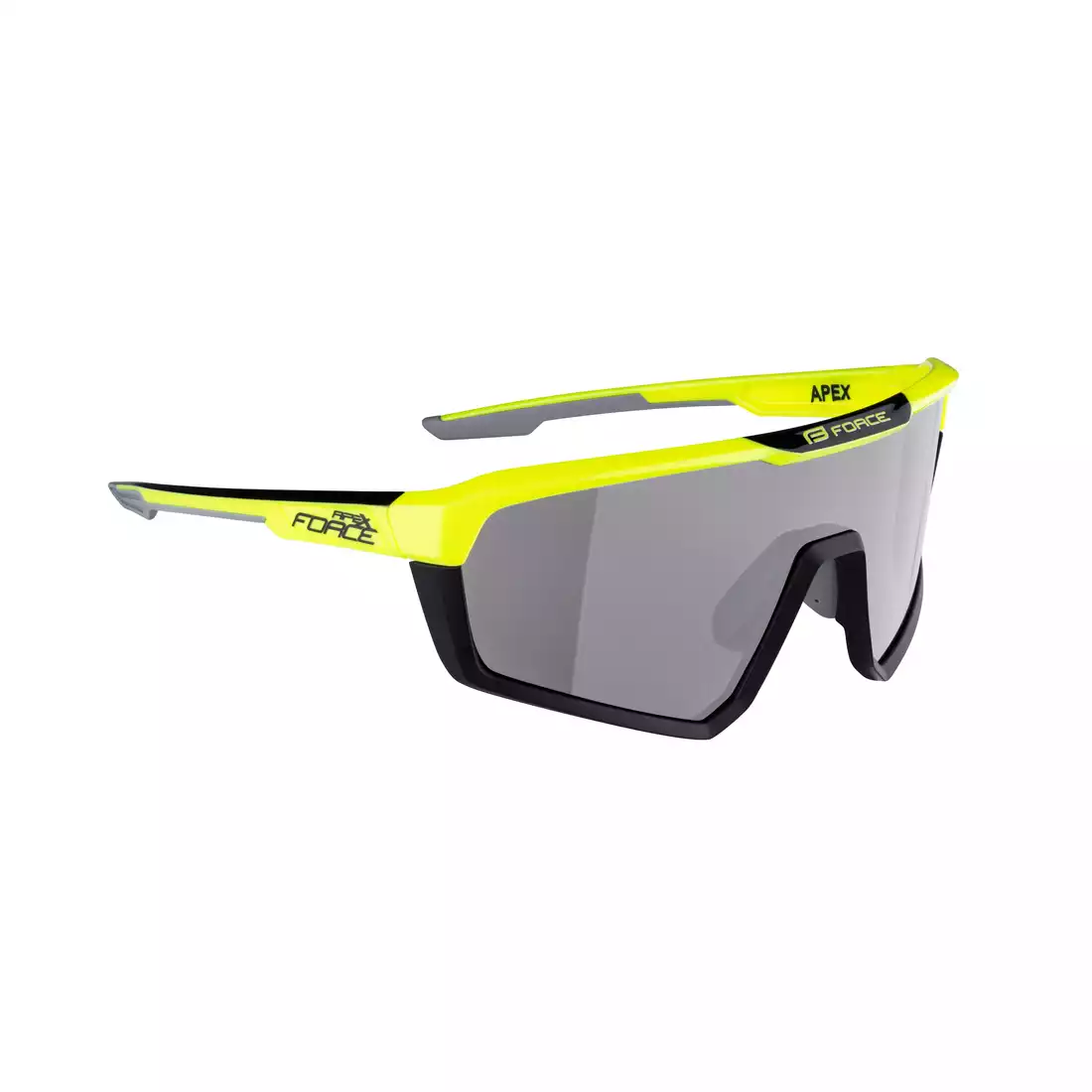 FORCE APEX Photochromic sports glasses, fluo-black