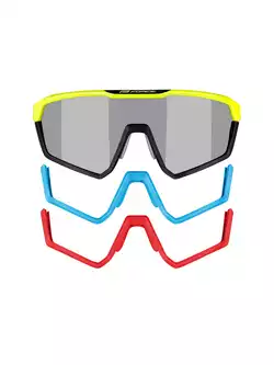 FORCE APEX Photochromic sports glasses, fluo-black