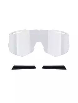 FORCE ATTIC Sports glasses with interchangeable lenses, black and white