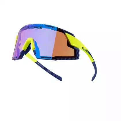 FORCE GRIP Sports glasses, contrast lenses, fluo