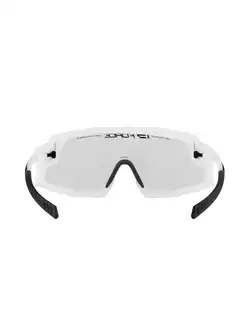FORCE GRIP Photochromic sports glasses, white