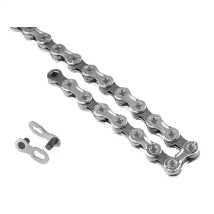 FORCE PYC P8002 Bicycle chain, 8-speed, 116 links, silver
