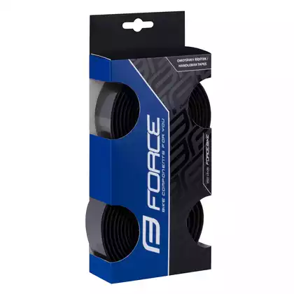 FORCE WAVE Tape for the bicycle handlebar, black