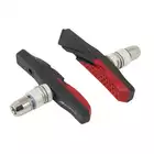 FORCE brake pads ONE-OFF for type brakes V-brake black and red