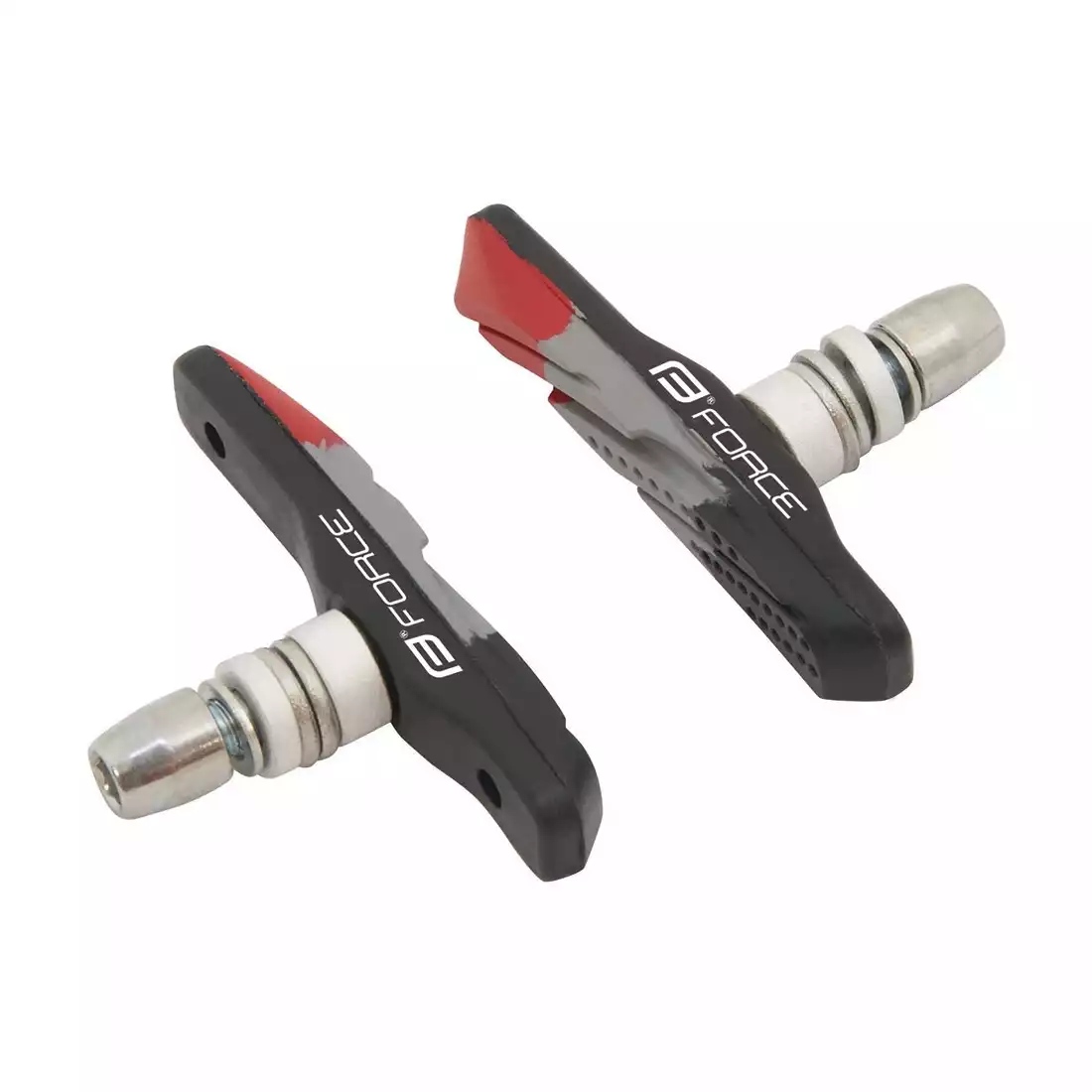 FORCE brake pads for v-break brakes black-gray-red 70 mm