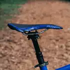 FUNN ADLIB bicycle seat black and blue chrome