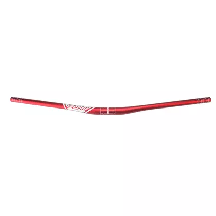 FUNN KINGPIN 810/31,8/7 mm Bicycle handlebars red