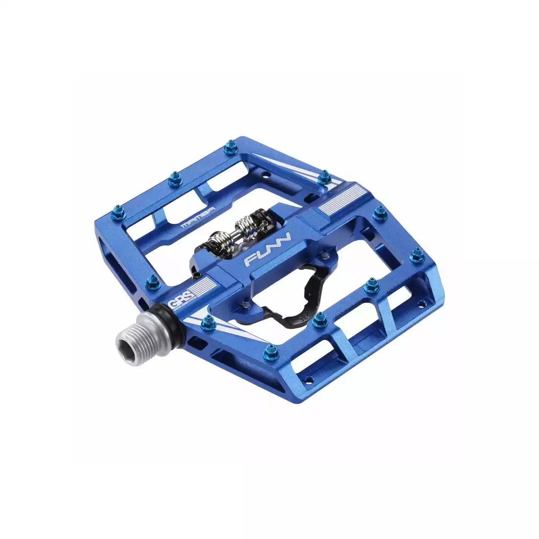 FUNN MAMBA two-sided pedals SPD, blue