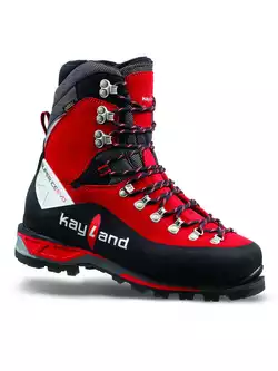 KAYLAND SUPER ICE EVO GTX Men's hiking shoes in high mountains, GORE-TEX, VIBRAM, red-black