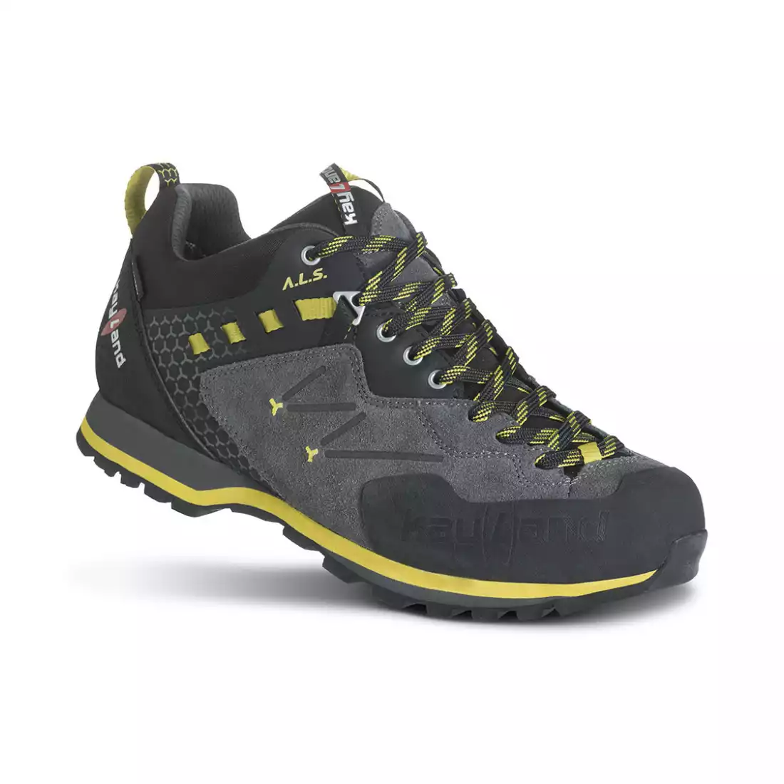 KAYLAND VITRIK GTX Men's approach hiking boots, GORE-TEX, VIBRAM, gray-yellow