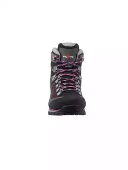 KAYLAND Women's trekking shoes, GORE-TEX, VIBRAM, gray-pink